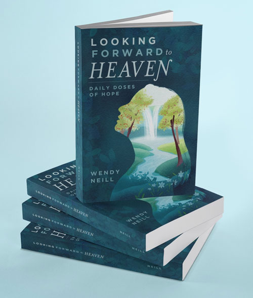 Stack of Looking Forward to Heaven books